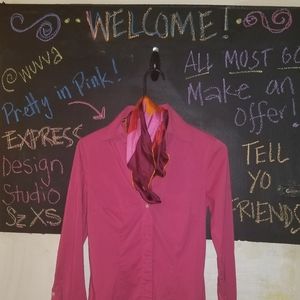Perfect pink Express Studio button down
